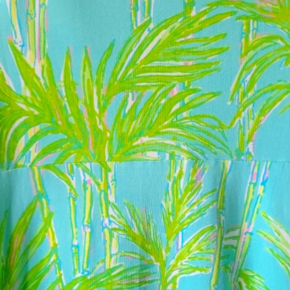 Lilly Pulitzer Womens Kelsey Bamboo Print Short Sleeve Shift Dress Size Medium - Picture 7 of 8
